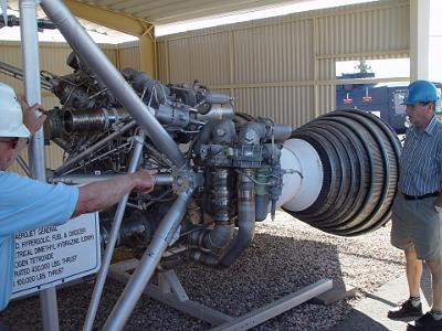 Card 1 147 Thursday 2004-03-18 Titan Missile Museum The rocket engine belonging to the first stage of the missile