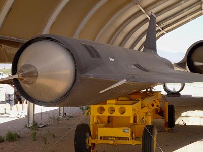 Card 1 104 Tuesday 2004-03-16 Pima Air & Space Museum The D-21 drone was carried by a special version of the Blackbird called the M-21. The D-21 was designed to carry a...