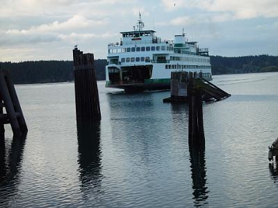 card 5 001 Wednesday 2004-03-31 Orcas Island to Vancouver Canada Today we find ourselves on the ferry again. We're on our way to Vancouver in British Columbia Canada.