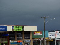 Looking towards Phillip Island. We're in for a wet day.