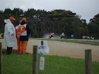 Casey STONER powers past Tony ELIAS Spain, Honda.