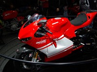 At the bike show, the bike that I'd have if money were no object, the Ducati Desmosedici at 100 grand. Magnificent.