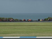 Jorge LORENZO exiting Southern Loop, heading for turn 3, the fastest corner on the track.