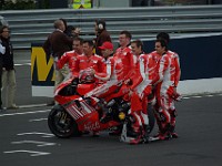 Randy MAMOLA and the dual seat Ducati.