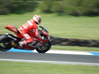 MotoGP warm-up Loris CAPIROSSI, Italy. Placed second in the race.