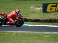 MotoGP warm-up Casey STONER. Race winner and 2007 MotoGP championship winner.