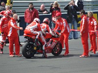 At every GP  Randy MOMOLA takes paying customers for a ride on a twin-seat Ducati.