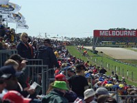 Gardner Straight Waiting for the main event and the weather is fine and the stands are full.