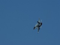 Flyover by F18.