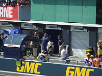 MotoGP Pit Lane Gerry BURGESS stands by Valentino's Yamaha.