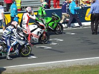 MotoGP race Row 4 was Anthony WEST, Colin EDWARDS and Marco MELANDRI.