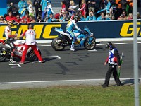 MotoGP race Row 7 was Chris Vermeulen, Chaz DAVIES and Tony ELIAS out of the picture.