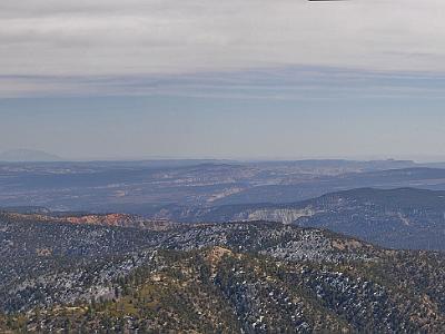 Friday  2007-03-09  Bryce Canyon National Park, Utah  The three previous pictures stiched together.