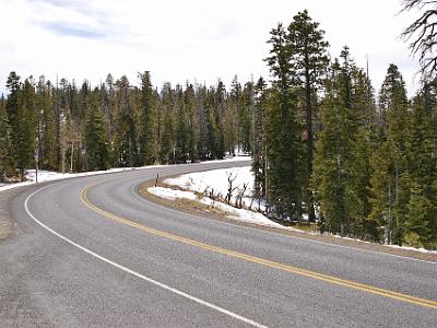 The road to Rainbow Point is in perfect condition.