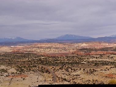 Friday  2007-03-09  SR29, Utah  The panorama from the lookout.