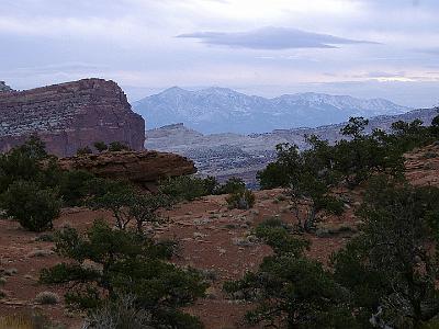 The Henry Mountains are even more magnificent at this hour of the morning.