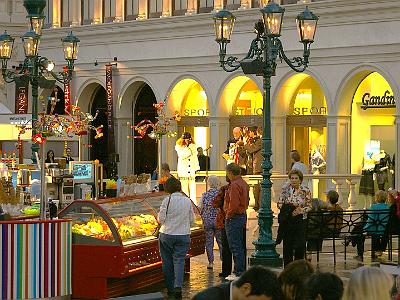 Inside the Venetian.