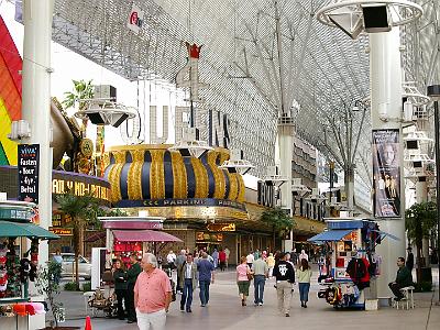 Fremont Street is interesting in a gaudy sort of way.