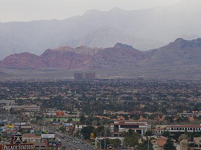 From our hotel room, the mountains to the west are very attractive.