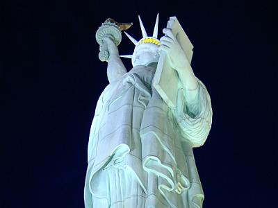 The Statue of Liberty at New York, New York  looks fantastic.