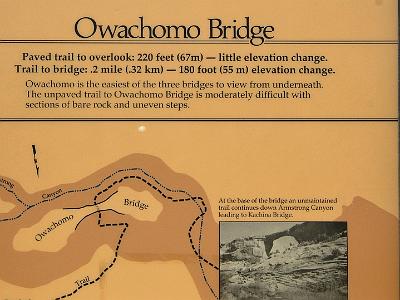 Saturday  2007-03-10  Natural Bridges National Monument, Utah  The Owachomo bridge is in extreme old age.