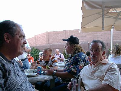 Wednesday  2007-03-14 Rickii's place, Tucson, Arizona  That night we have a social gathering at Rickii Pyatt's place.