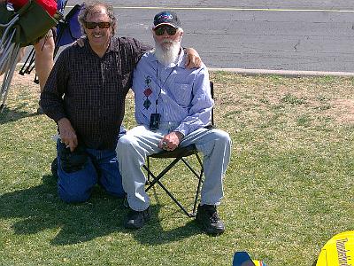 Saturday  2007-03-17 Finals day VSC, Tucson, Arizona  This is me with Jon Standingbear. He's a real McCoy native American. : 2004 03 20 UA