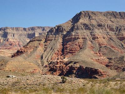 We cross into Utah at St George and the scenery becomes even more spectacular. We stop for a Starbucks coffee in St George  township.