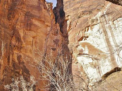 Weeping rocks.