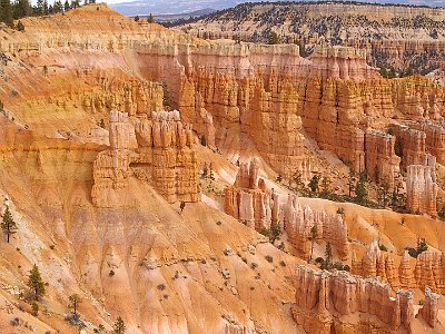 In the Tertiary Period, between 66-40 MYA, highlands to the west eroded into shallow, broad basins.  Iron-rich, limy sediments were deposited in the beds of a series of lakes and streams.