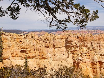 Black Birch Canyon. Not red like the formations at lower elevations.