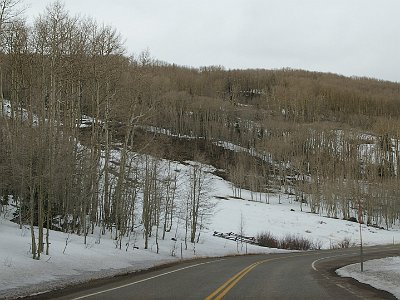 The drive down is somewhat tricky. The temperature is close to zero and there is probably ice around.