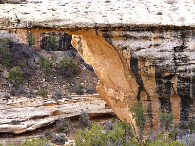 Stream action stopped thousands of years ago leaving the Owachoma Bridge high and dry.