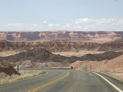 After lunching on a Navajo burger, we continue south.  The scenery remains remarkable.   Canyon de Chelly is next .