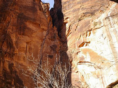 Weeping rocks.