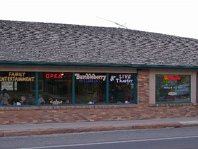 The next morning, we have breakfast in Springdale township. This is where we bought the photograph of Antelope Canyon that hangs in our living room to this day. It's a shame that in all of our travels through Arizona, we never once visited Antelope Canyon.