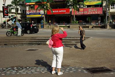 WEDNESDAY 15 OCTOBER 2008  Next morning, we caught the monorail to Bukit Bintang intending to have breakfast and shop for some small items.