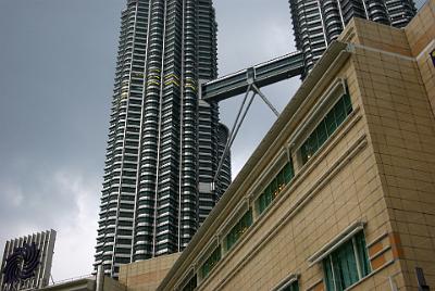 WEDNESDAY 15 OCTOBER 2008  To me, the Petronas Twin Towers is a triumph of art and engineering. It's even more magnificent at night and I rate it as the most beautiful building ever crafted by the hand of man.