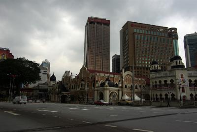 MONDAY 20 OCTOBER 2008   Looking at the Panggung Bandaraya DBKL theatre hall from Merdeka Square.