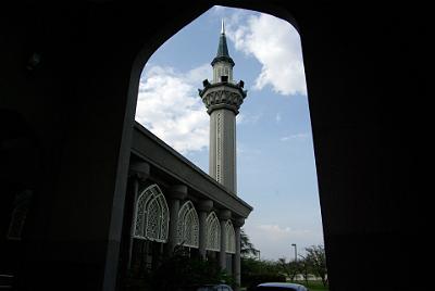 SATURDAY 18 OCTOBER 2008  The purpose of the minaret in a mosque is to call out the Adhan (call to prayer) five times a day.