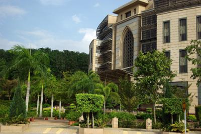 SATURDAY 18 OCTOBER 2008  Another government building on the northern end of the Core Island. It has Islamic design features and is surrounded by beautiful greenery.