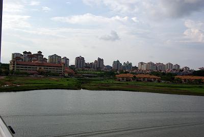 SATURDAY 18 OCTOBER 2008   Residences visible from the Seri Wawasan Bridge.