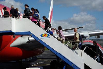 TUESDAY 14 OCTOBER 2008  We board our AirAsia flight to KL. We had adequate legroom and were comfortable in the Airbus 330-300 which is a very large aeroplane. The A330 is comparable with the Boeing 767 -400ER and the 777-200.