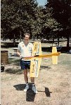 1985 Transfer to the USA   Kareela  is all I have to fly for my first year-and-a-bit in the USA. This is at a local contest at Whittier Narrows in Los Angeles.