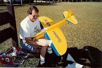 1996 Thunderbird  It flies very well and I am continuously to enjoy lots of hilarious comments about how much better it flies than my piped models. My intention is to take this plane to the 1996 Vintage Stunt Contest (VSC) in Tucson, Arizona.