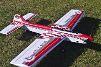 23 May 2014 FIRST FLIGHTS    Foam wing with built-up vertical and horizontal stabilisers. The wing is one I had built about 15 years ago and never used; the balsa in it was excellent and I haven't seen any like it for years.