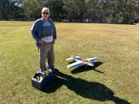 2020 G Max construction - 29 August 2020  Garry was excited and nervous. He wanted me to take the first few flights but I was very reluctant to do this.