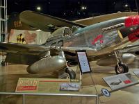 In 1940 the British approached North American Aviation to license-build Curtiss P-40 fighters for the Royal Air Force. North American offered to design a better fighter, which flew as the NA-73X in October 1940. Production of the aircraft, named Mustang I by the British, began the following year : 2009-11-04 USA Air Force Museum