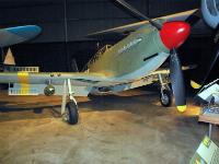 The aircraft on display was obtained from Charles P. Doyle of Rosemount, Minn., in 1971. It was restored by the 148th Fighter-Interceptor Group, Minnesota Air National Guard and is painted as the A-36A flown by Capt. Lawrence Dye, 522nd Fighter-Bomber Squadron, in Tunisia, Sicily and Italy. : 2009-11-04 USA Air Force Museum