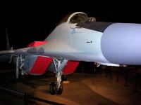 The MIKOYAN GUREVICH MiG-29  was designed in response to a new generation of American fighters which included the F-15 and F-16. Designed as an air defense fighter, this dual-purpose aircraft also possessed a ground attack capability. : 2009-11-04 USA Air Force Museum